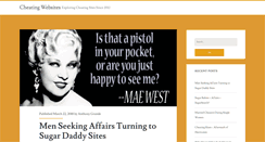 Desktop Screenshot of cheatingwebsites.net